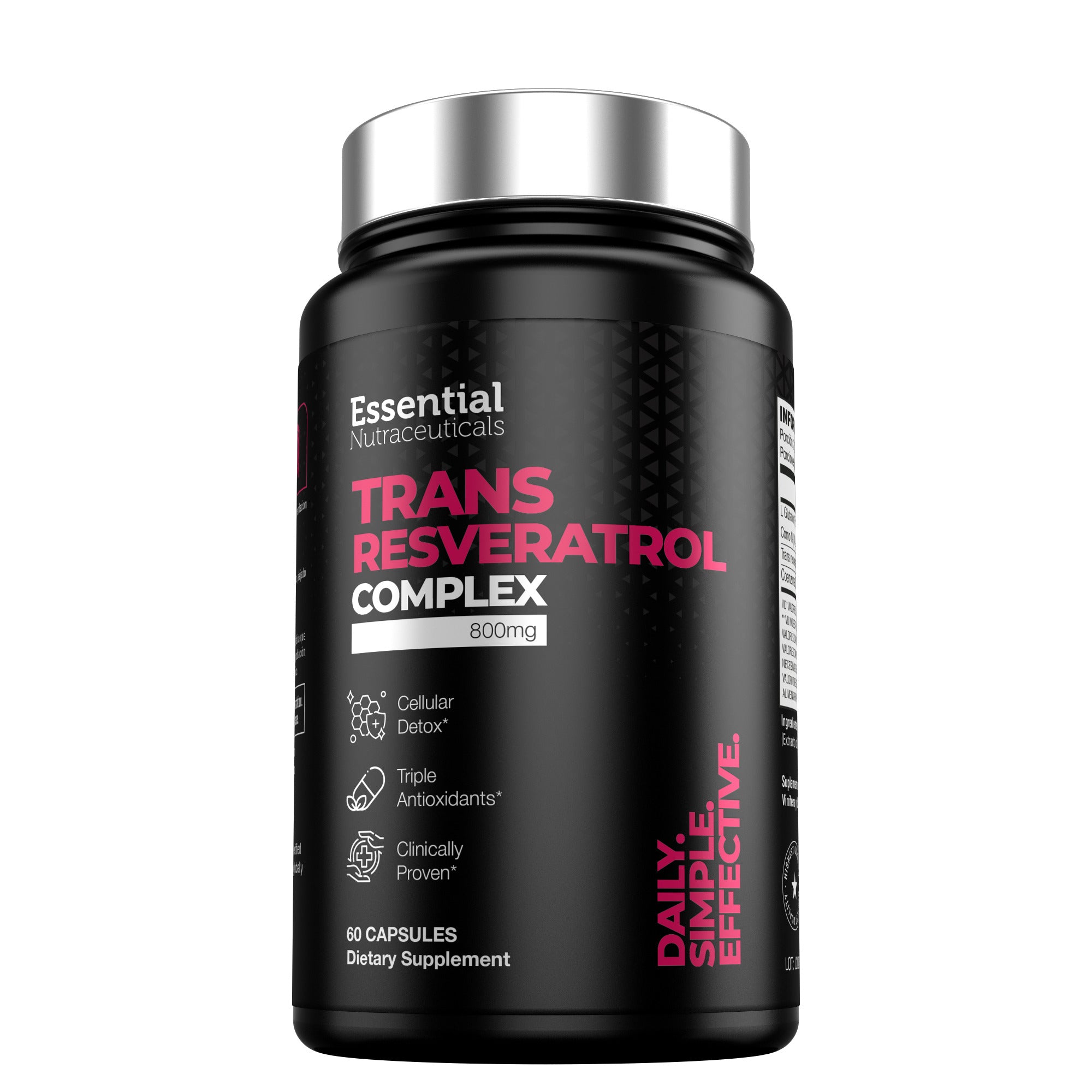 TRANS RESVERATROL COMPLEX 800mg 60 caps