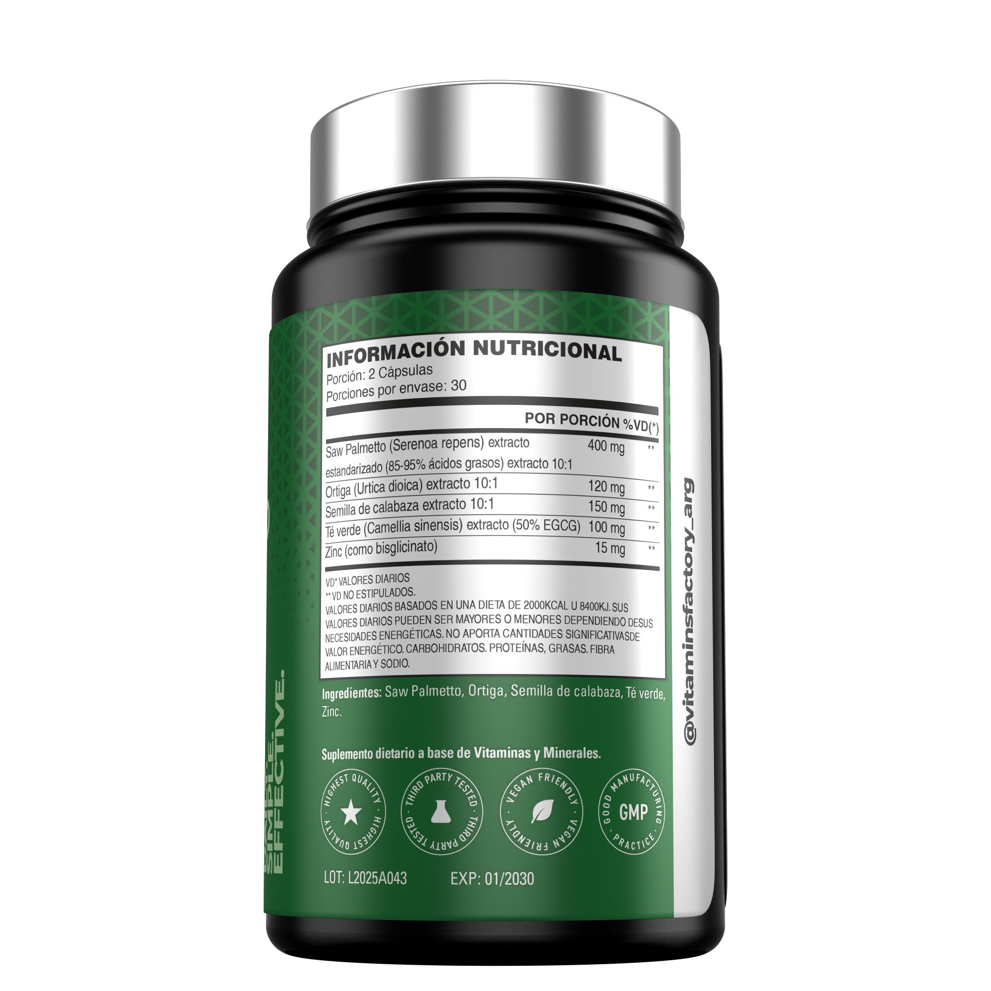SAW PALMETTO MAN COMPLEX 4000mg 60caps