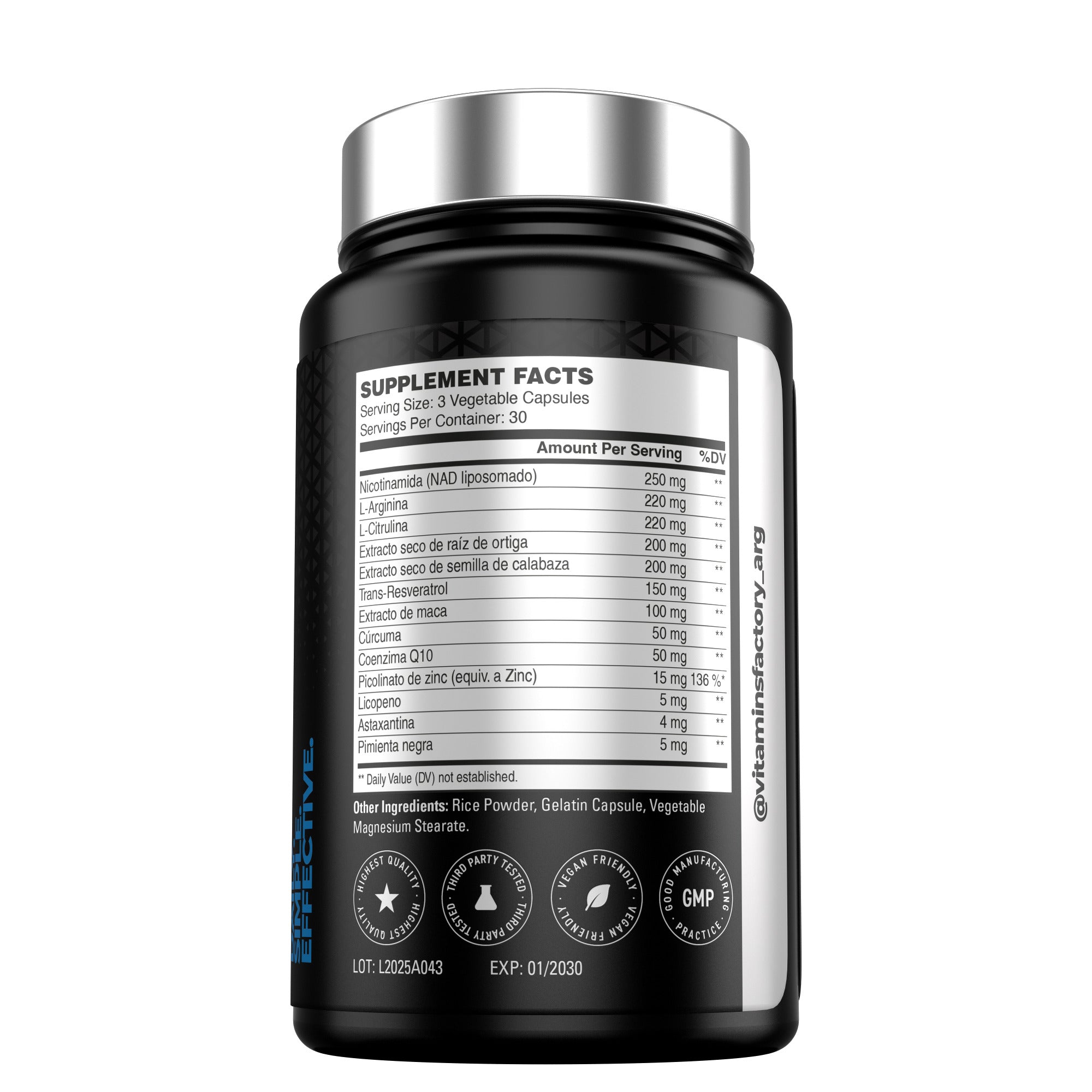 NAD COMPLEX MEN Ultra Premium 60caps