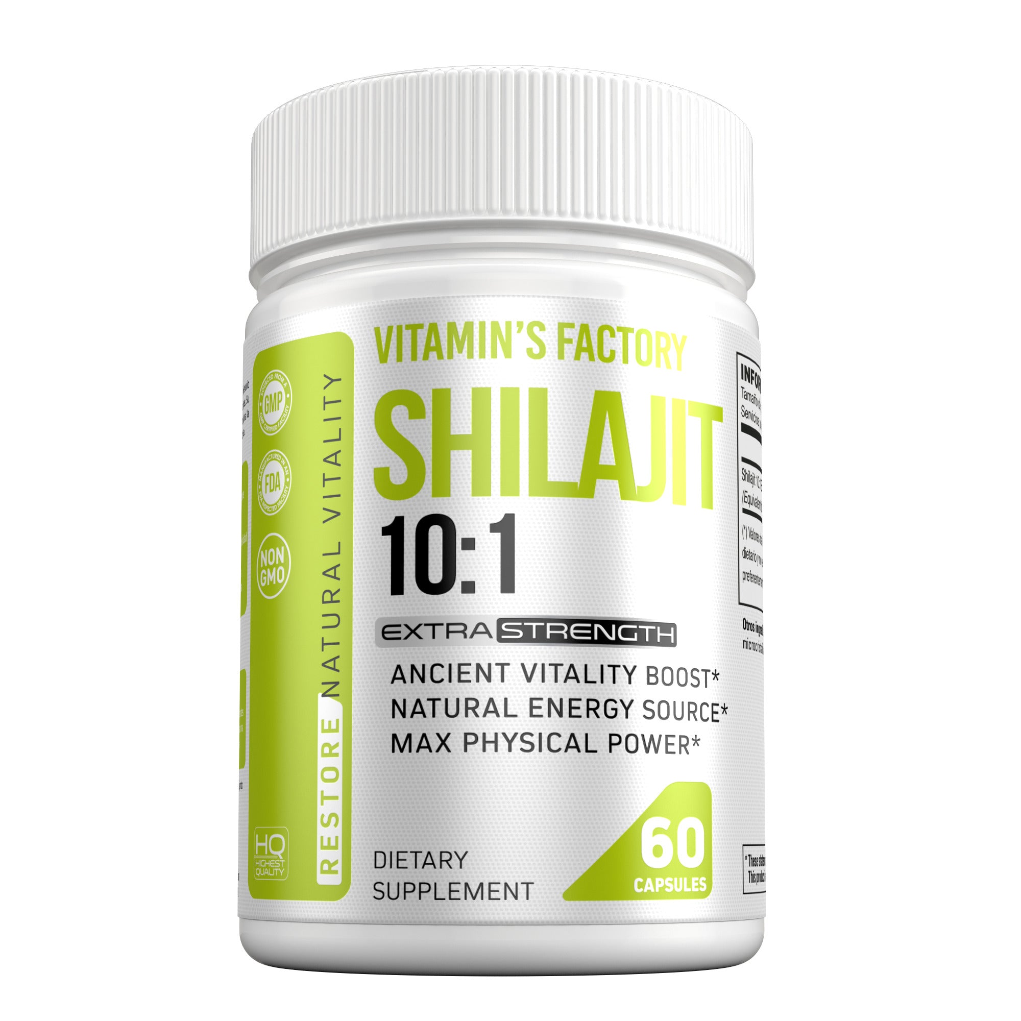 SHILAJIT 10 en 1 EXTRA STRENGTH