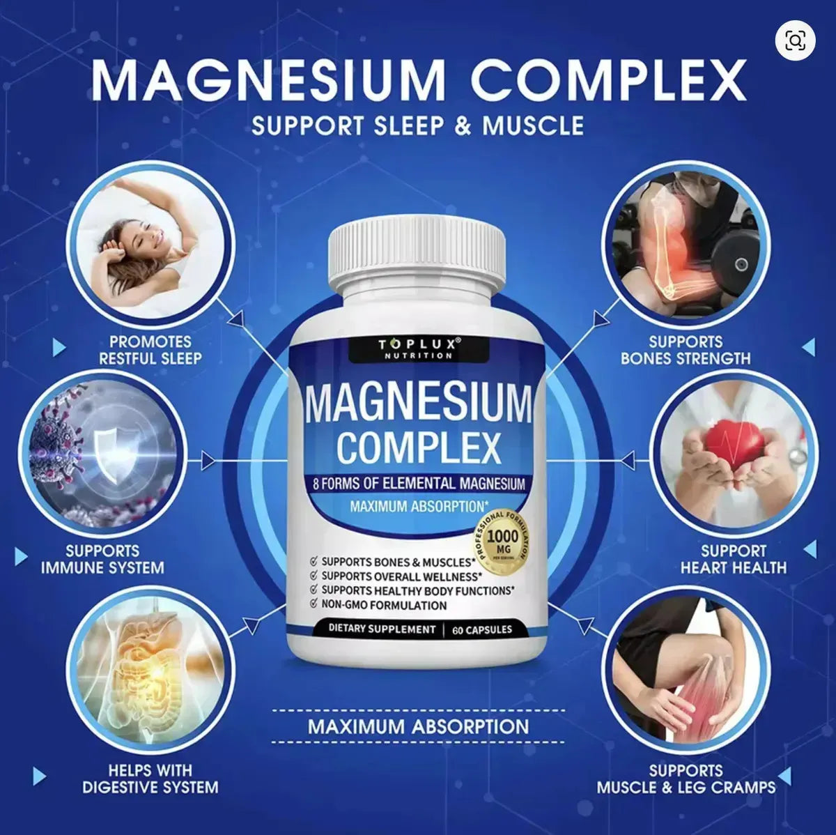 Magnesio Complex 60 capsulas
