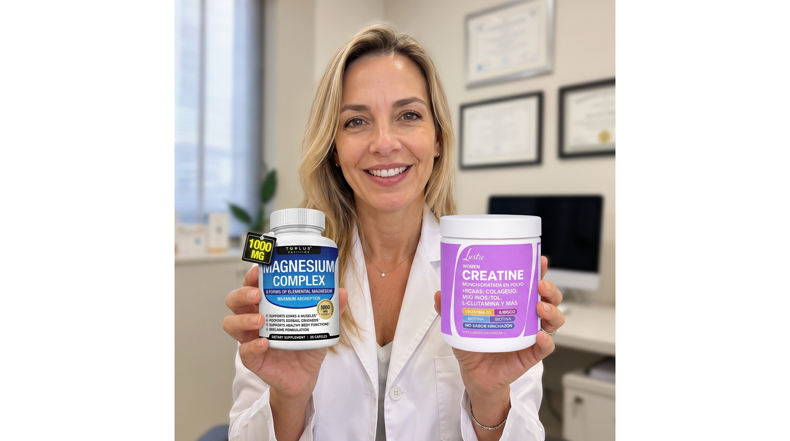 Kit Bienestar Femenino | Creatina Lustre Women + Magnesium Complex