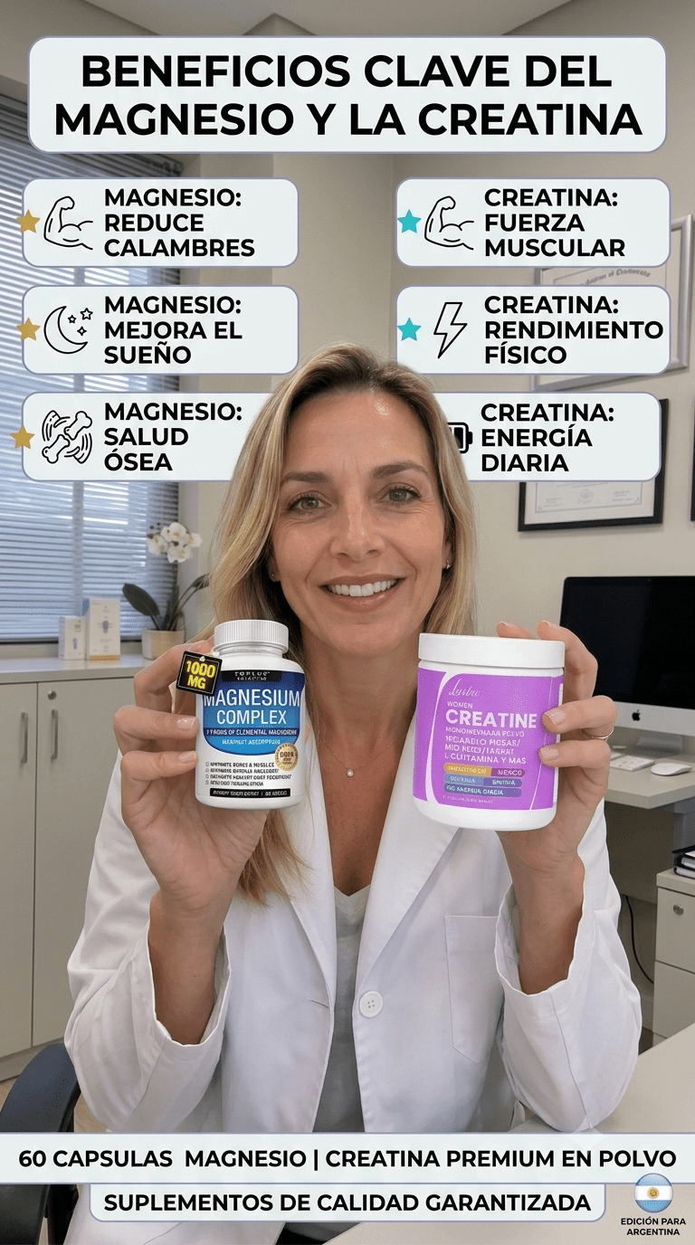 Kit Bienestar Femenino | Creatina Lustre Women + Magnesium Complex - Contraentrega.com.ar